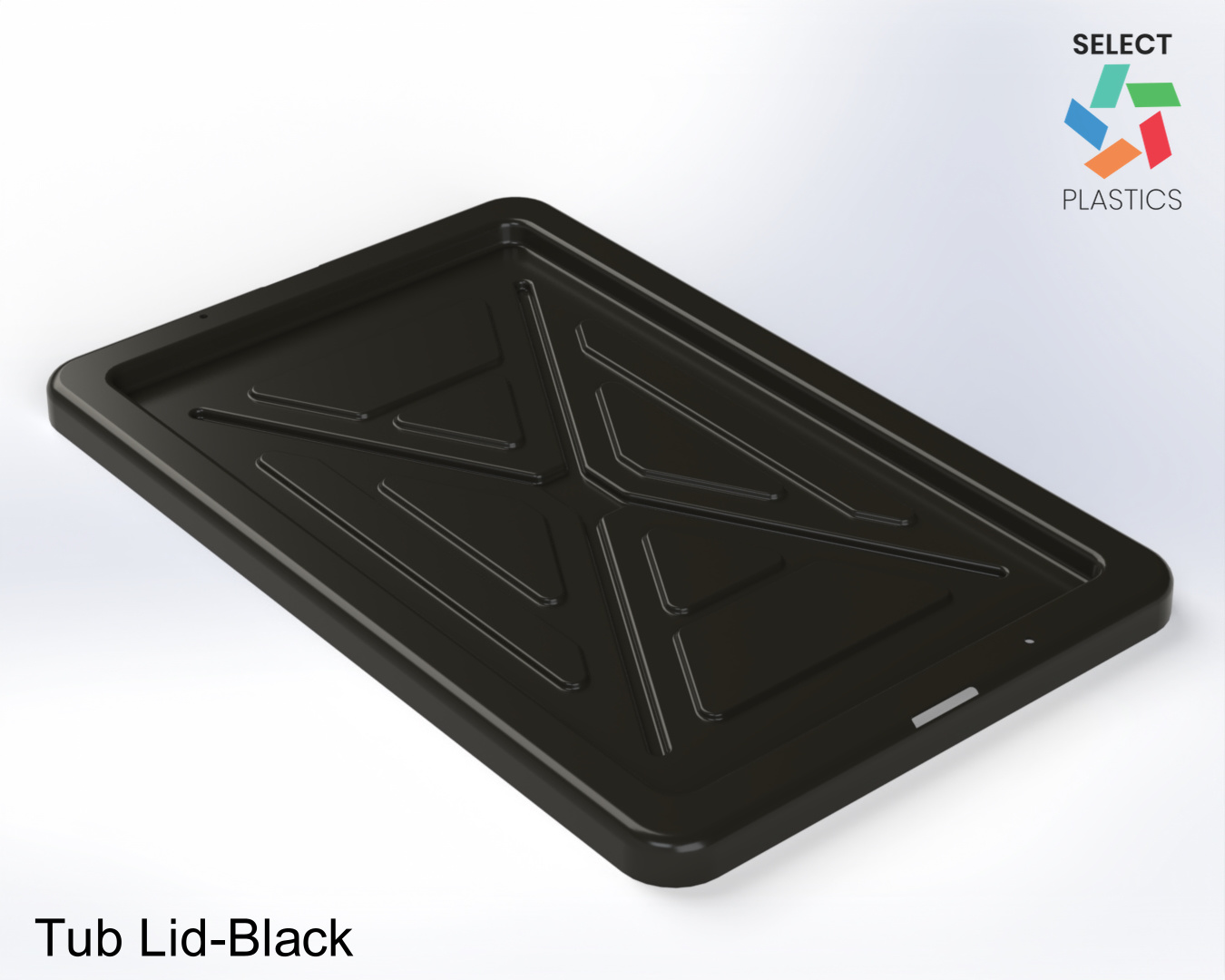 Storage Tub Lid-Black – view 2