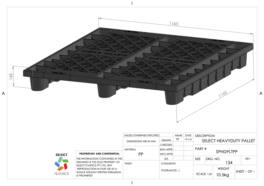 Heavy Duty Pallet – view 2